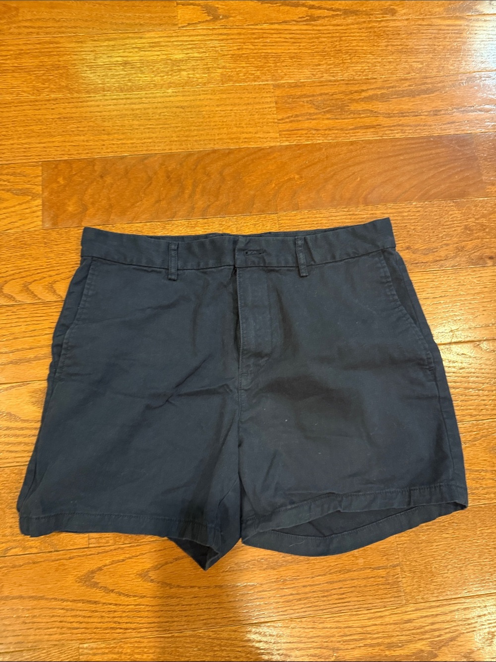 Old Navy Men's Navy Flat-Front Casual Shorts